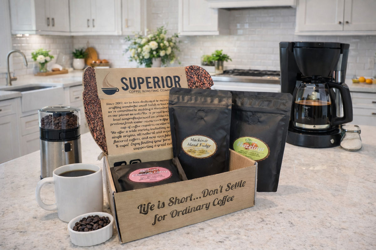 Sample Coffeee Flavored Coffee Sample Pack – Superior Coffee Roasting